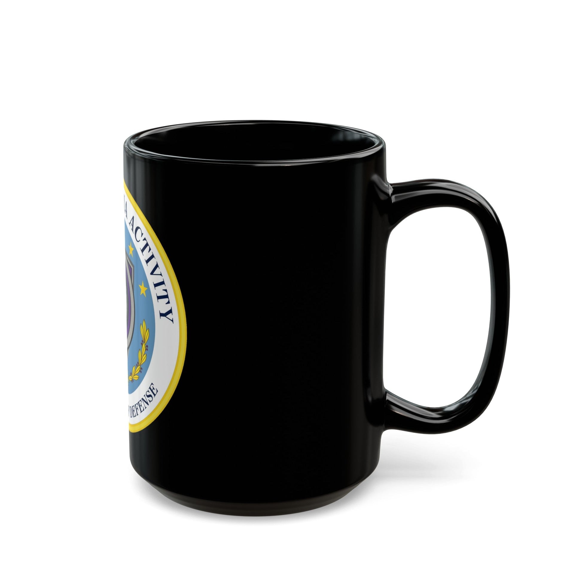 Defense Media Activity (U.S. Army) Black Coffee Mug-The Sticker Space