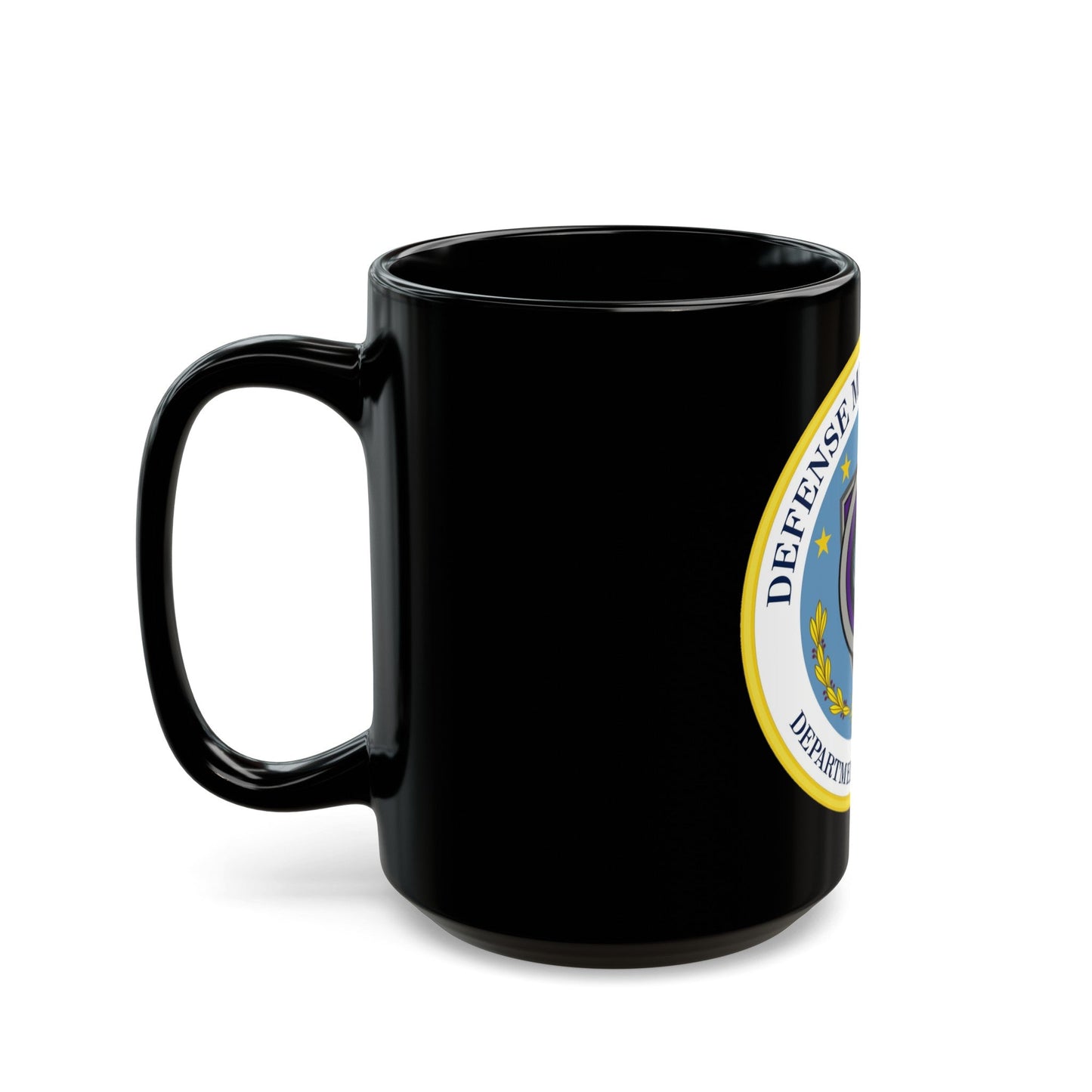 Defense Media Activity (U.S. Army) Black Coffee Mug-The Sticker Space