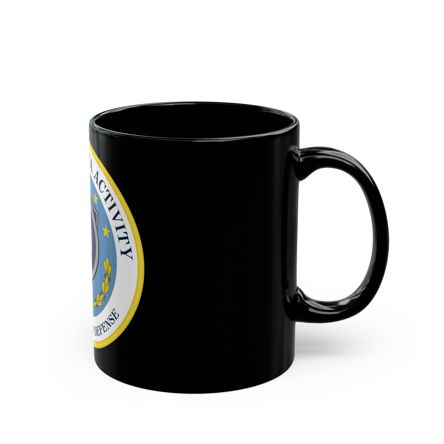 Defense Media Activity (U.S. Army) Black Coffee Mug-The Sticker Space