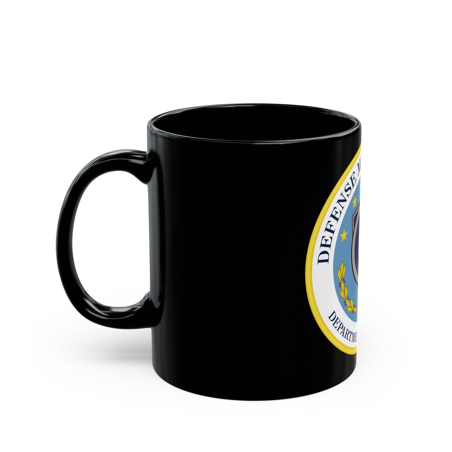 Defense Media Activity (U.S. Army) Black Coffee Mug-The Sticker Space