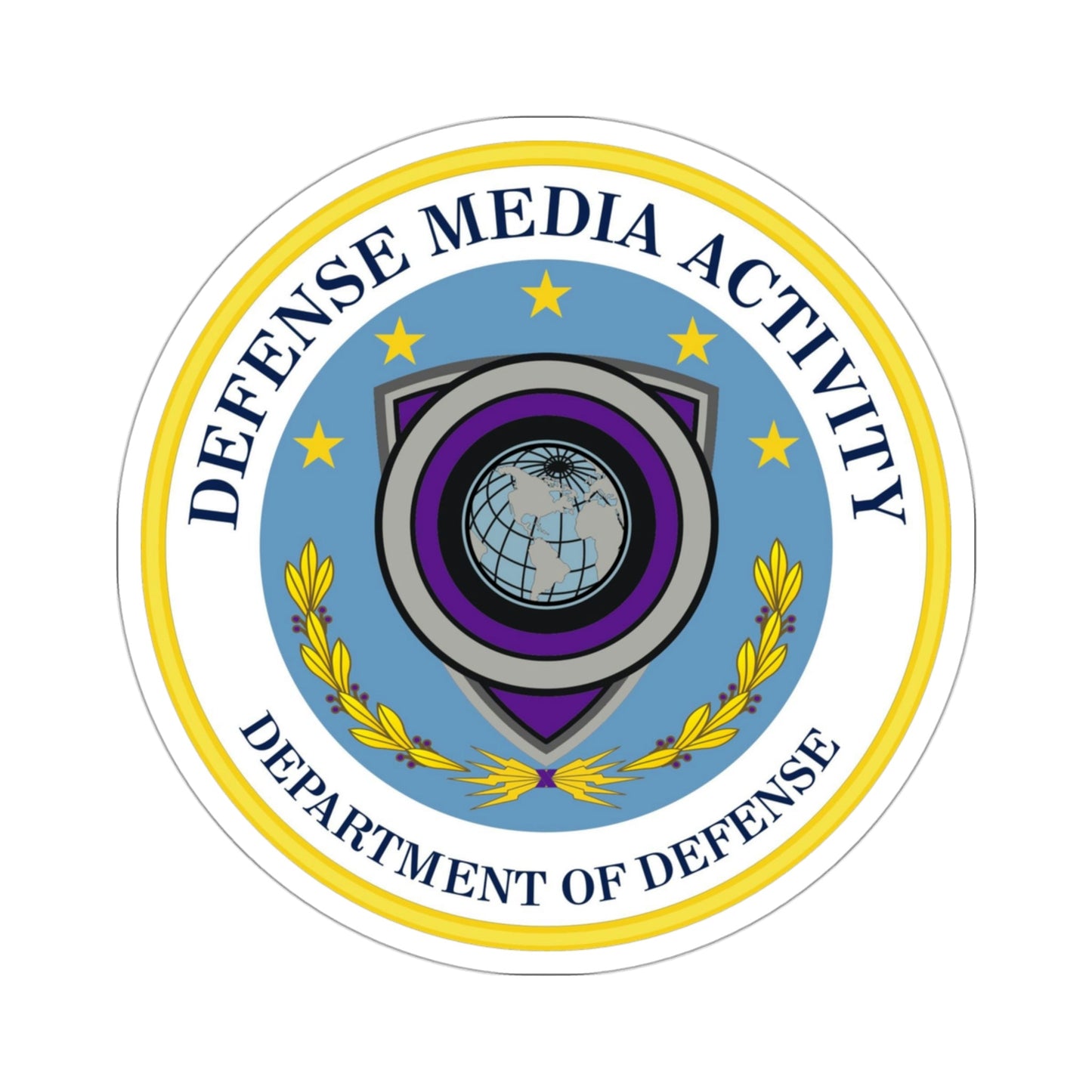 Defense Media Activity (U.S. Army) STICKER Vinyl Die-Cut Decal-3 Inch-The Sticker Space