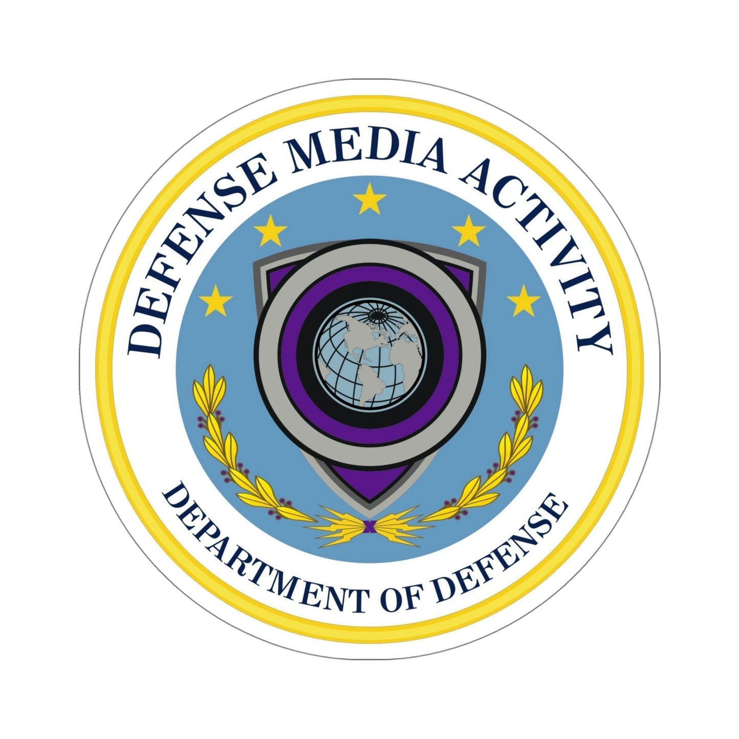 Defense Media Activity (U.S. Army) STICKER Vinyl Die-Cut Decal-5 Inch-The Sticker Space