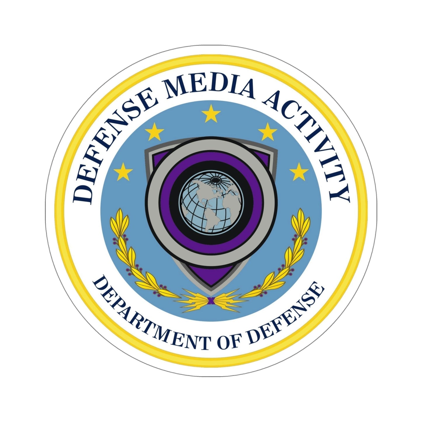 Defense Media Activity (U.S. Army) STICKER Vinyl Die-Cut Decal-6 Inch-The Sticker Space