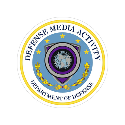 Defense Media Activity (U.S. Army) Transparent STICKER Die-Cut Vinyl Decal-3 Inch-The Sticker Space