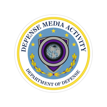 Defense Media Activity (U.S. Army) Transparent STICKER Die-Cut Vinyl Decal-5 Inch-The Sticker Space