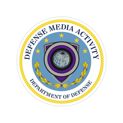 Defense Media Activity (U.S. Army) Transparent STICKER Die-Cut Vinyl Decal-6 Inch-The Sticker Space