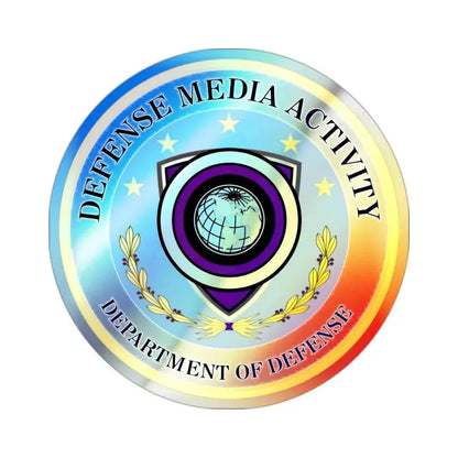 Defense Media Activity (U.S. Army) Holographic STICKER Die-Cut Vinyl Decal 2 Inch Holographic - The Sticker Space