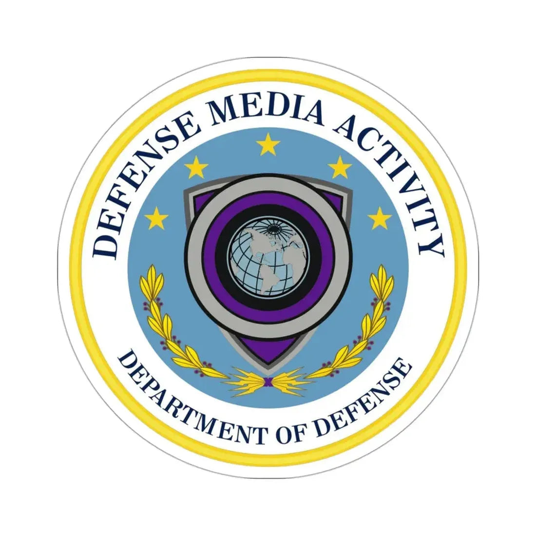 Defense Media Activity (U.S. Army) STICKER Vinyl Die-Cut Decal 3 Inch - The Sticker Space