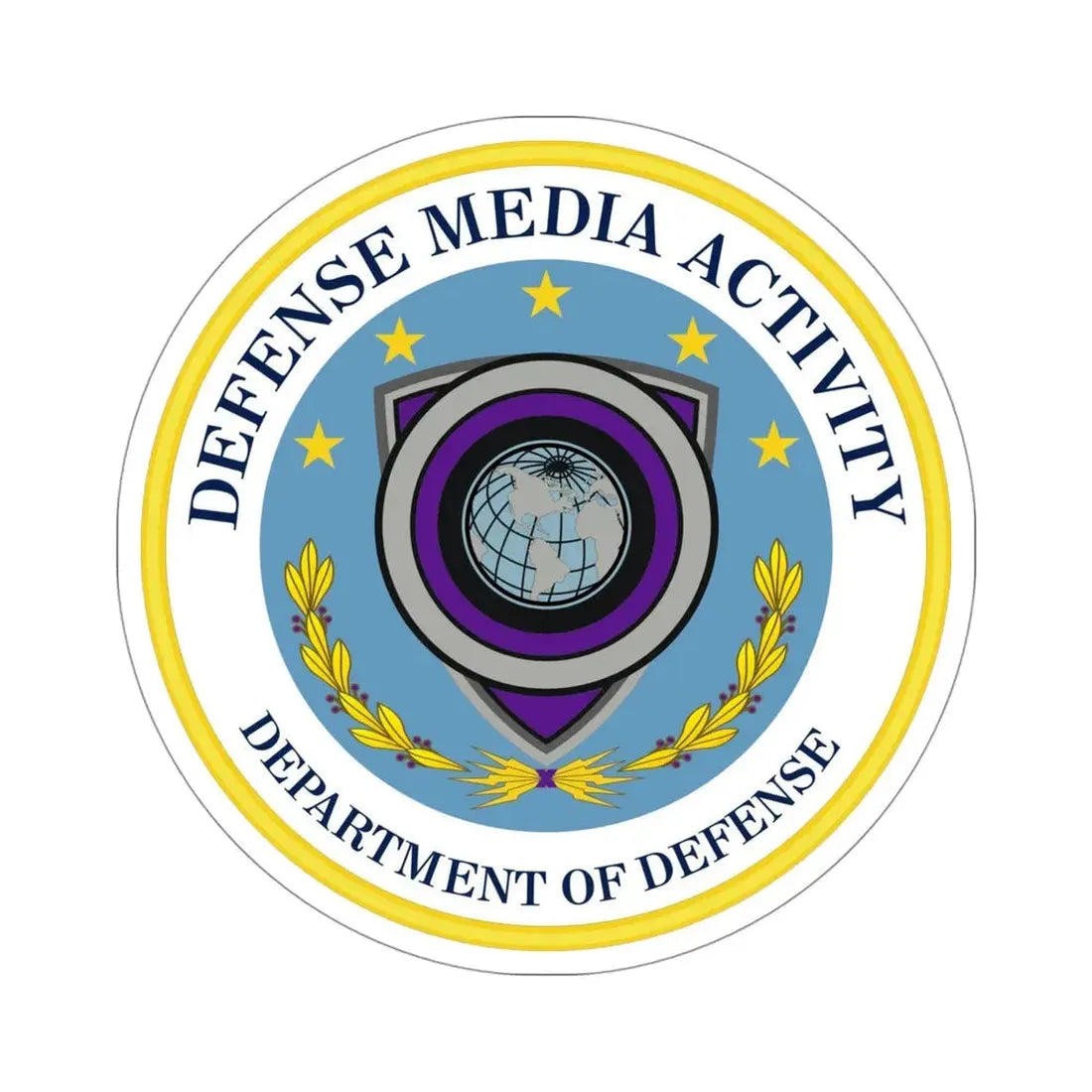 Defense Media Activity (U.S. Army) STICKER Vinyl Die-Cut Decal 4 Inch - The Sticker Space
