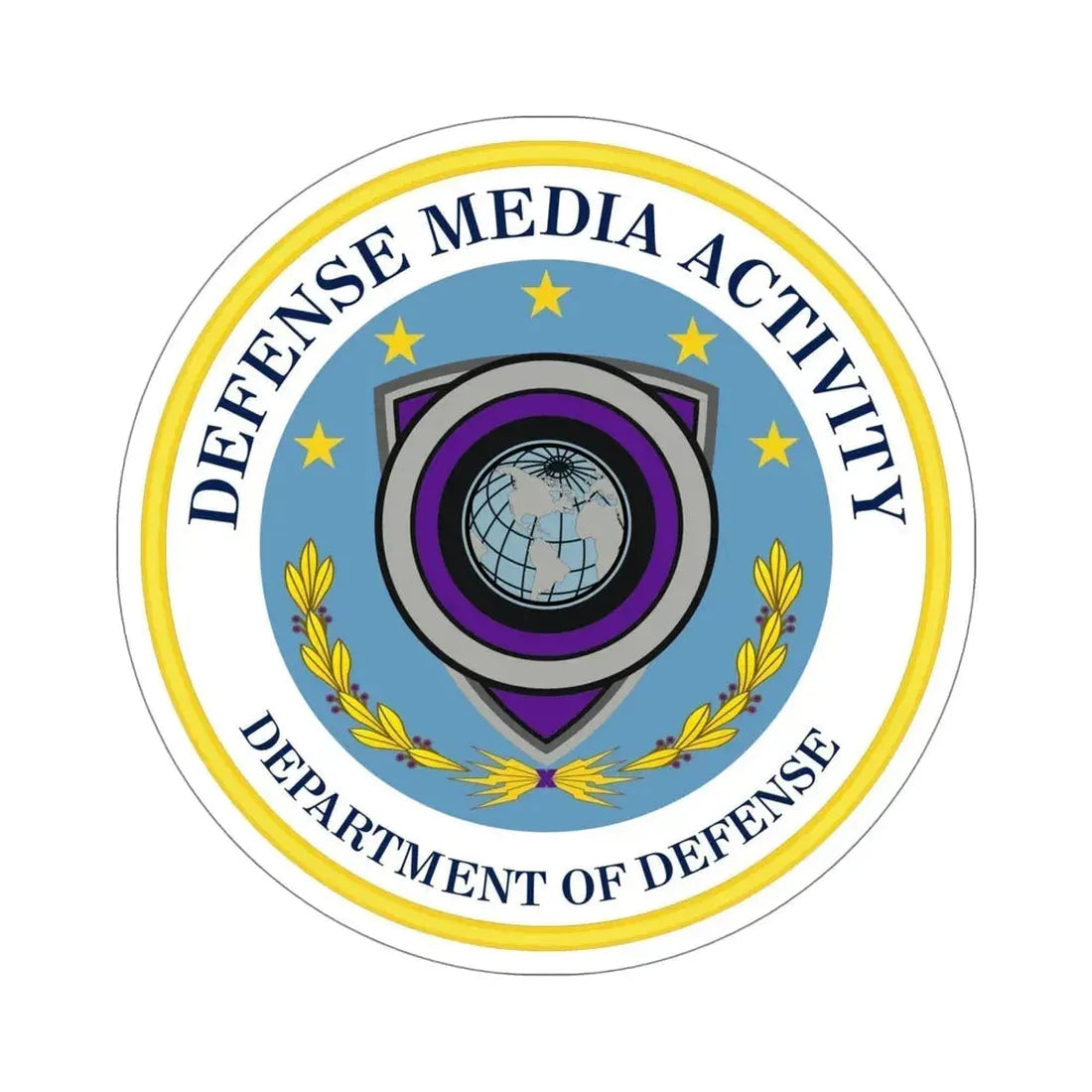 Defense Media Activity (U.S. Army) STICKER Vinyl Die-Cut Decal 5 Inch - The Sticker Space