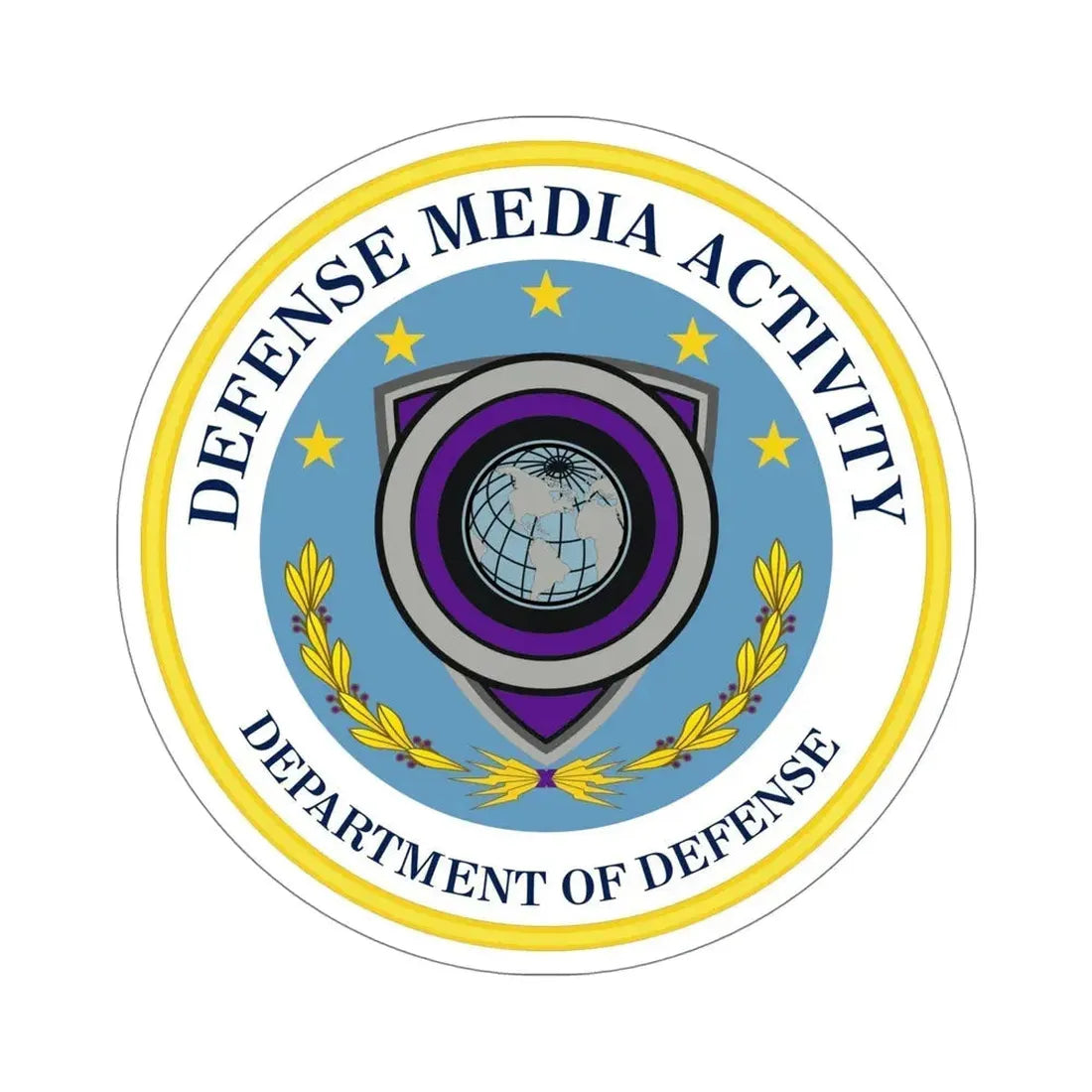 Defense Media Activity (U.S. Army) STICKER Vinyl Die-Cut Decal 6 Inch - The Sticker Space