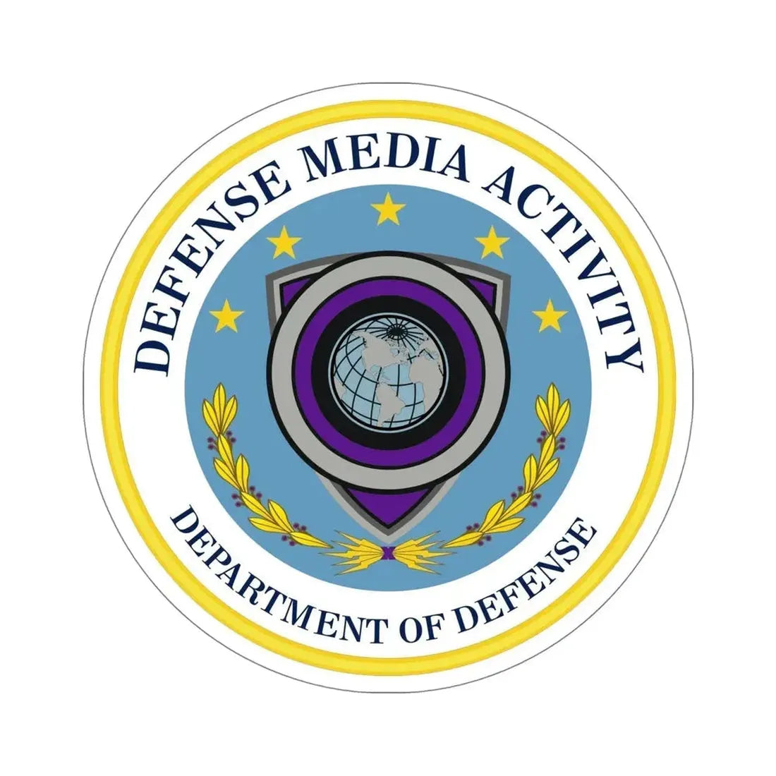 Defense Media Activity (U.S. Army) STICKER Vinyl Die-Cut Decal - The Sticker Space