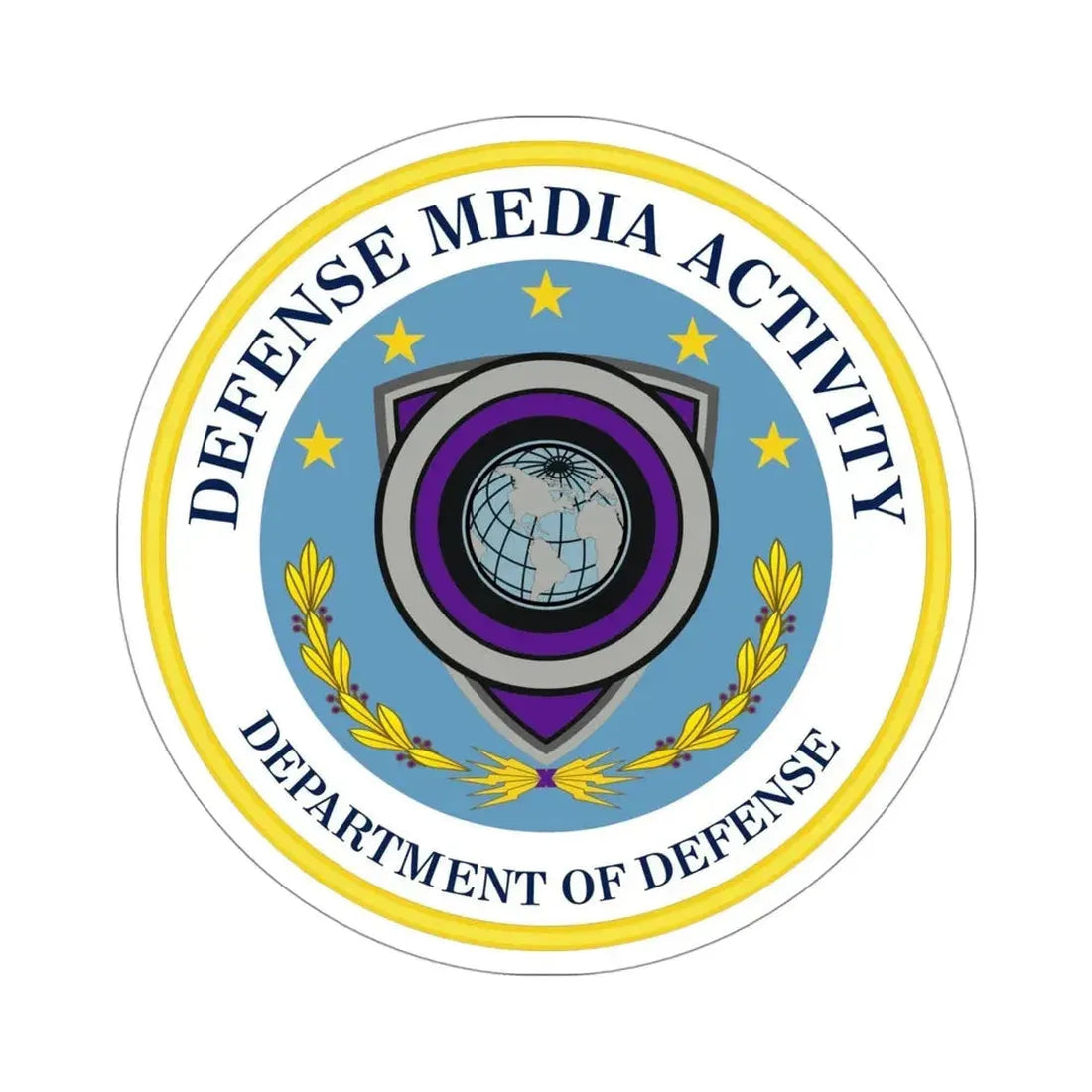 Defense Media Activity (U.S. Army) STICKER Vinyl Die-Cut Decal - The Sticker Space