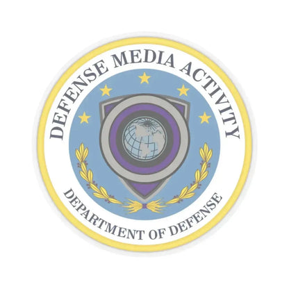 Defense Media Activity (U.S. Army) STICKER Vinyl Kiss-Cut Decal 2 Inch Transparent - The Sticker Space