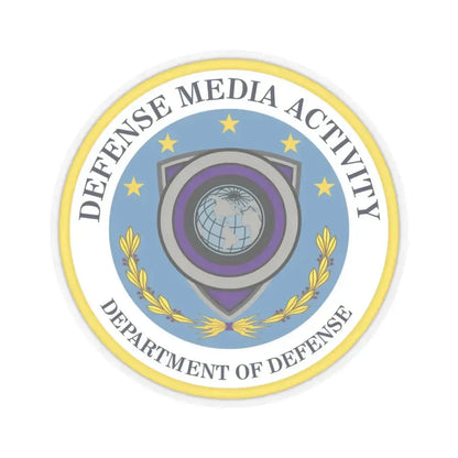 Defense Media Activity (U.S. Army) STICKER Vinyl Kiss-Cut Decal 3 Inch Transparent - The Sticker Space
