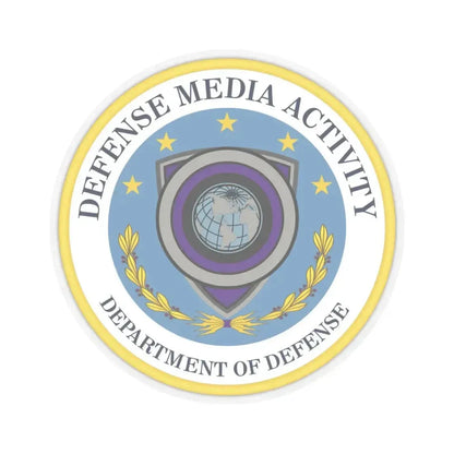 Defense Media Activity (U.S. Army) STICKER Vinyl Kiss-Cut Decal 4 Inch Transparent - The Sticker Space