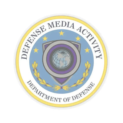 Defense Media Activity (U.S. Army) STICKER Vinyl Kiss-Cut Decal 6 Inch Transparent - The Sticker Space