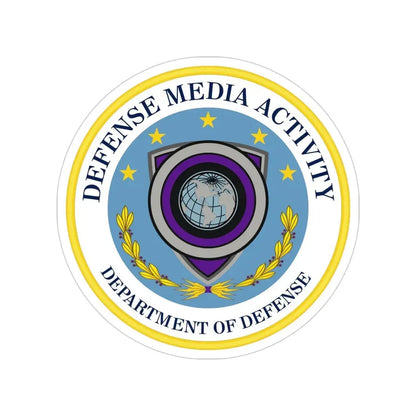 Defense Media Activity (U.S. Army) Transparent STICKER Die-Cut Vinyl Decal 4 Inch - The Sticker Space