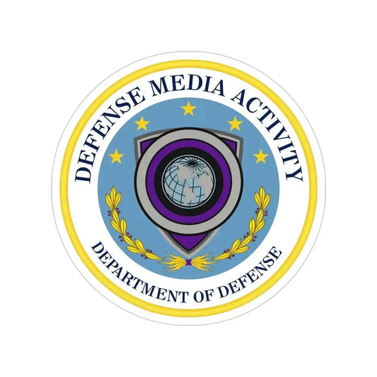 Defense Media Activity (U.S. Army) Transparent STICKER Die-Cut Vinyl Decal 6 Inch - The Sticker Space