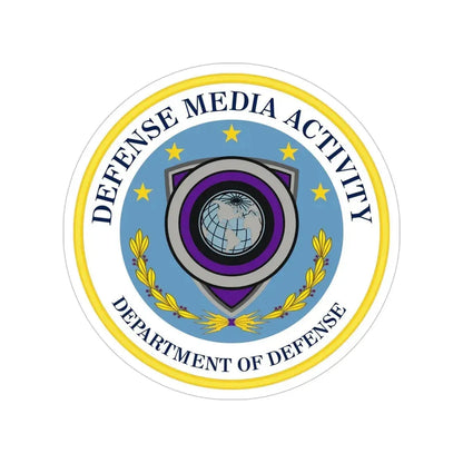 Defense Media Activity (U.S. Army) Transparent STICKER Die-Cut Vinyl Decal 6 Inch - The Sticker Space
