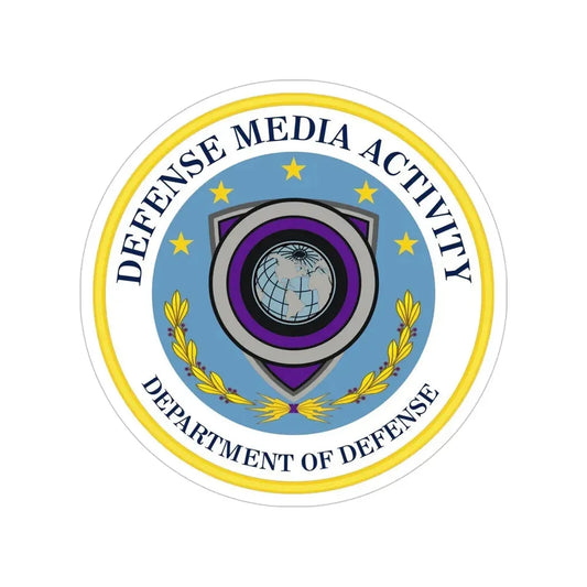 Defense Media Activity (U.S. Army) Transparent STICKER Die-Cut Vinyl Decal 6 Inch - The Sticker Space