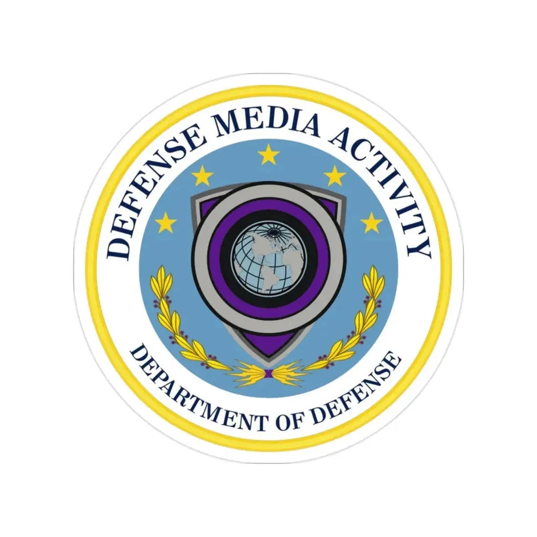 Defense Media Activity (U.S. Army) Transparent STICKER Die-Cut Vinyl Decal - The Sticker Space