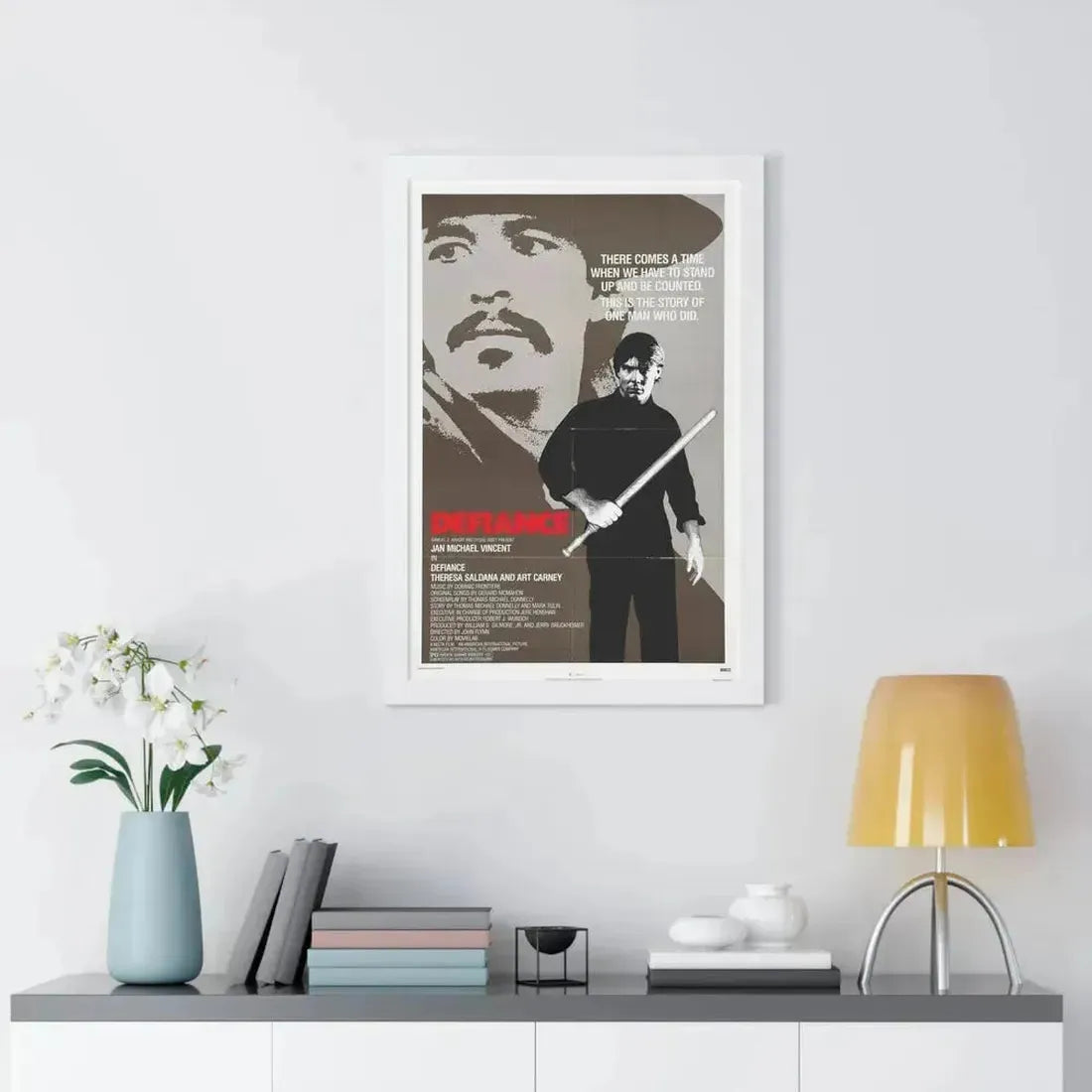 DEFIANCE 1980 - Framed Movie Poster - The Sticker Space