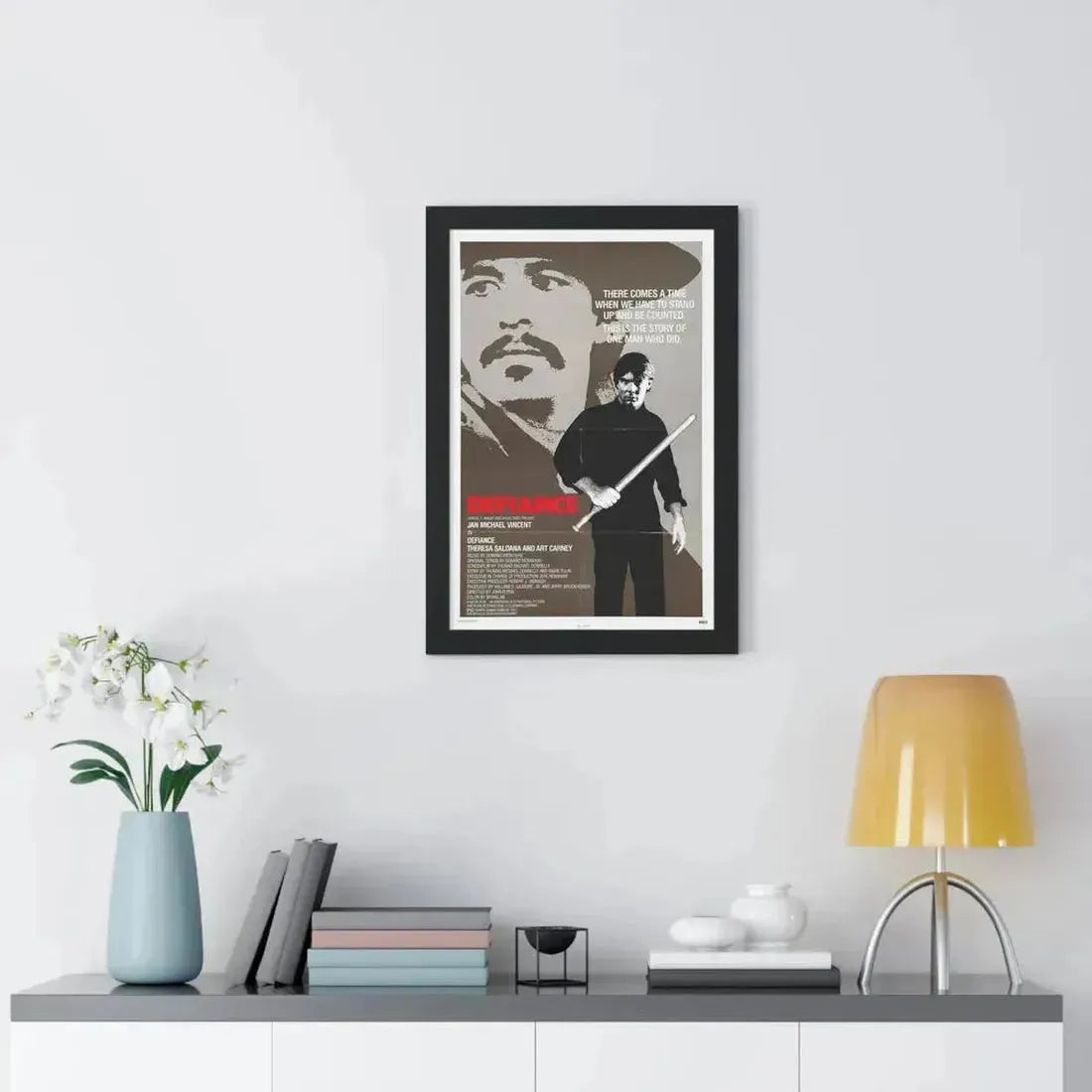 DEFIANCE 1980 - Framed Movie Poster - The Sticker Space