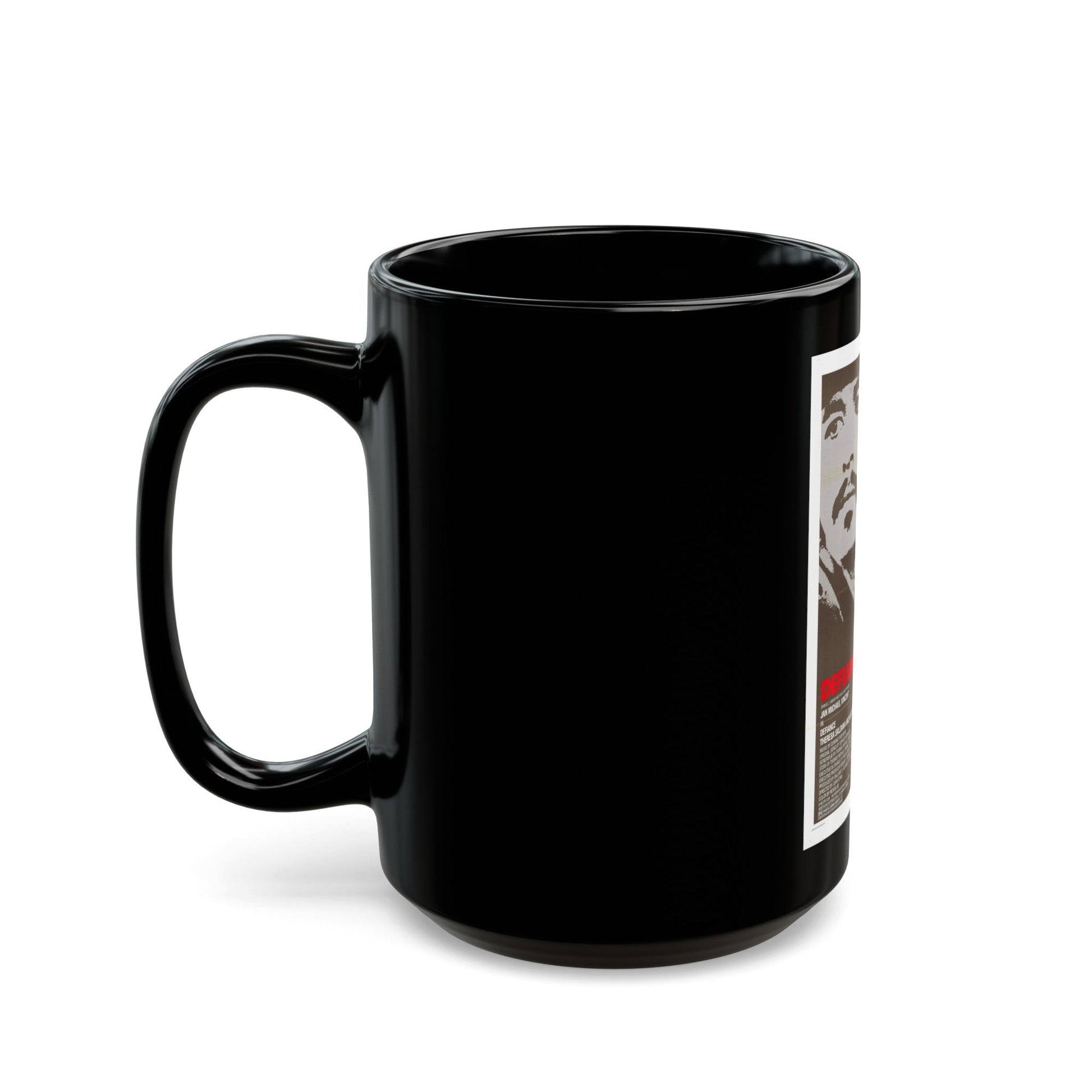 DEFIANCE 1980 Movie Poster - Black Coffee Mug-The Sticker Space