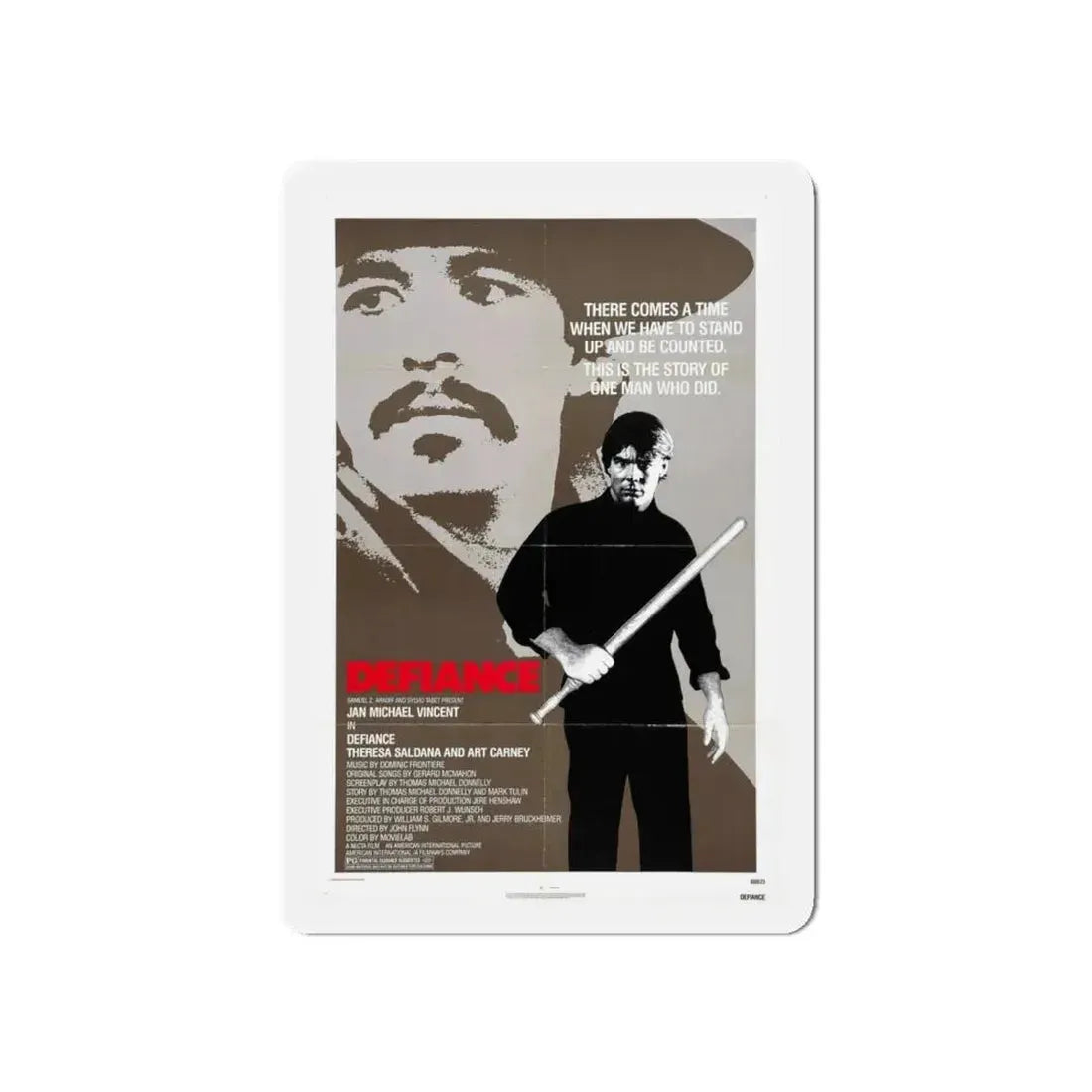 DEFIANCE 1980 Movie Poster - Refrigerator Magnet 5 Inch - The Sticker Space