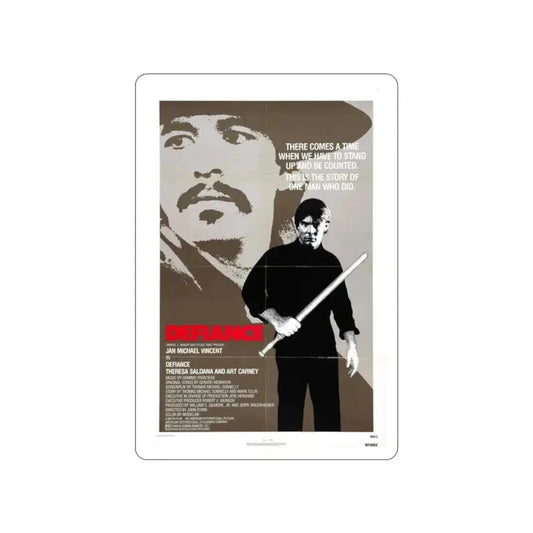 DEFIANCE 1980 Movie Poster STICKER Vinyl Die-Cut Decal 2 Inch - The Sticker Space
