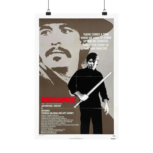 DEFIANCE 1980 - Paper Movie Poster 12″ x 18″ Matte - The Sticker Space