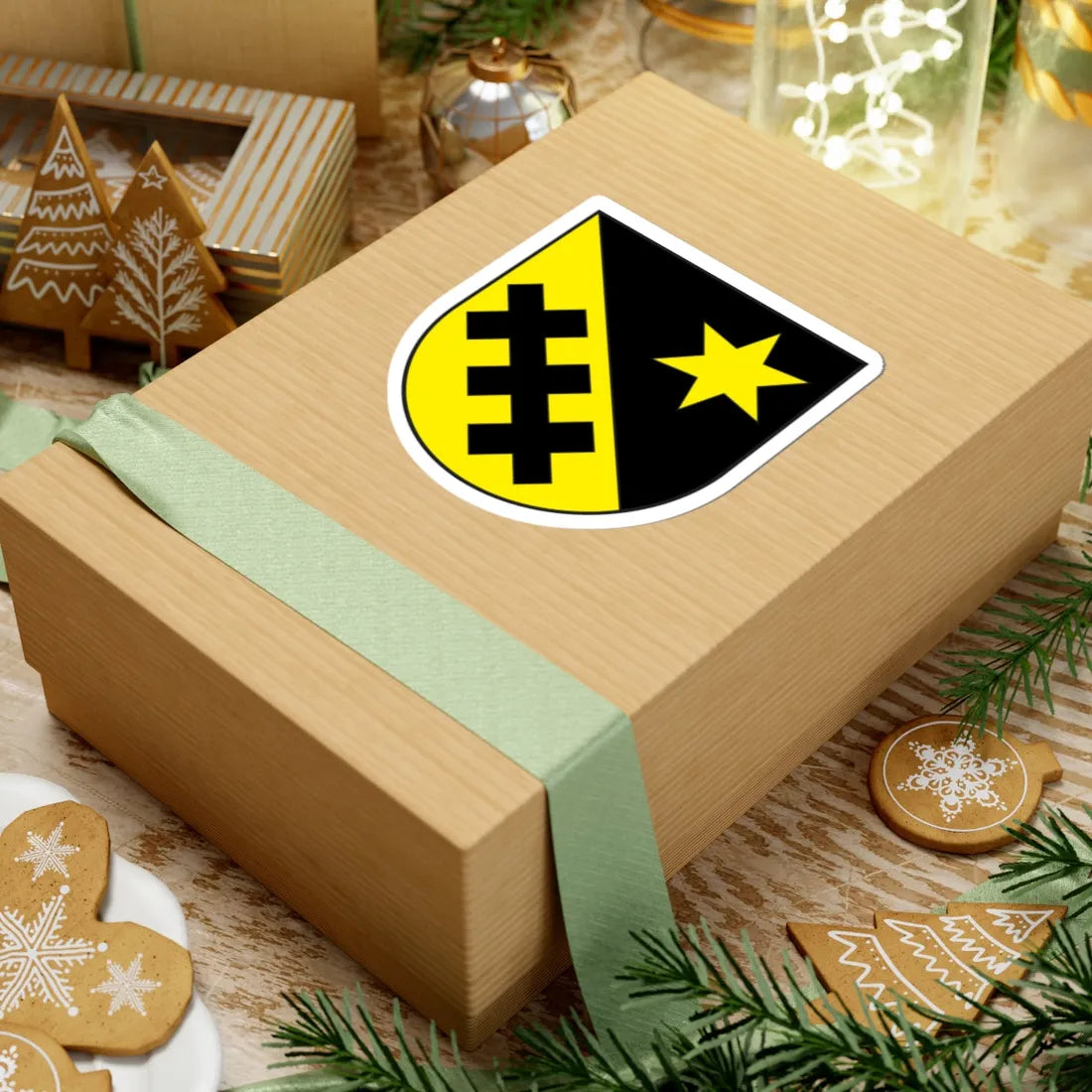 Degen wappen (Switzerland) (Coat of Arms) STICKER Vinyl Kiss-Cut Decal - The Sticker Space