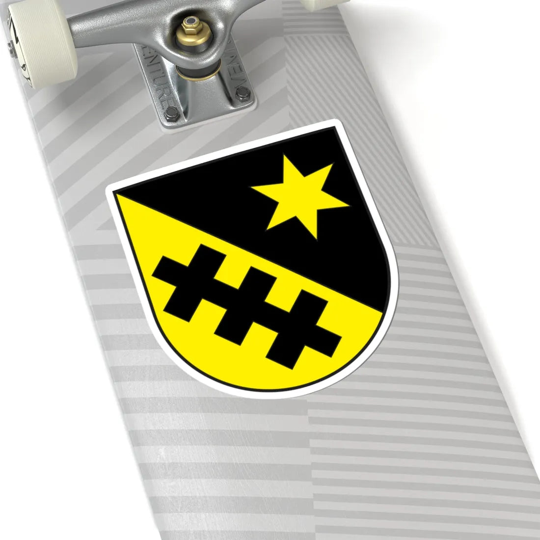 Degen wappen (Switzerland) (Coat of Arms) STICKER Vinyl Kiss-Cut Decal - The Sticker Space