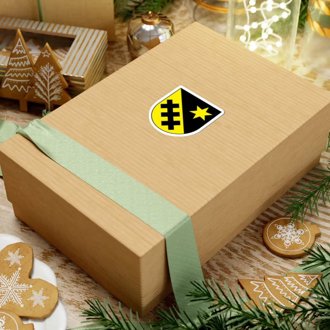 Degen wappen (Switzerland) (Coat of Arms) STICKER Vinyl Kiss-Cut Decal - The Sticker Space