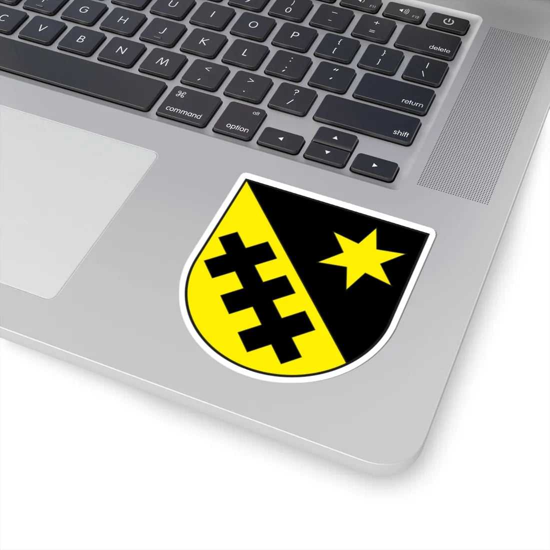 Degen wappen (Switzerland) (Coat of Arms) STICKER Vinyl Kiss-Cut Decal - The Sticker Space