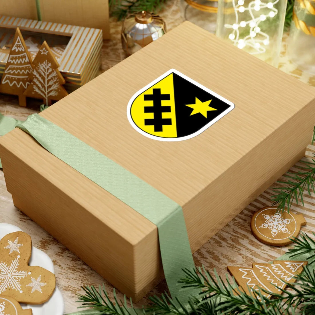 Degen wappen (Switzerland) (Coat of Arms) STICKER Vinyl Kiss-Cut Decal - The Sticker Space