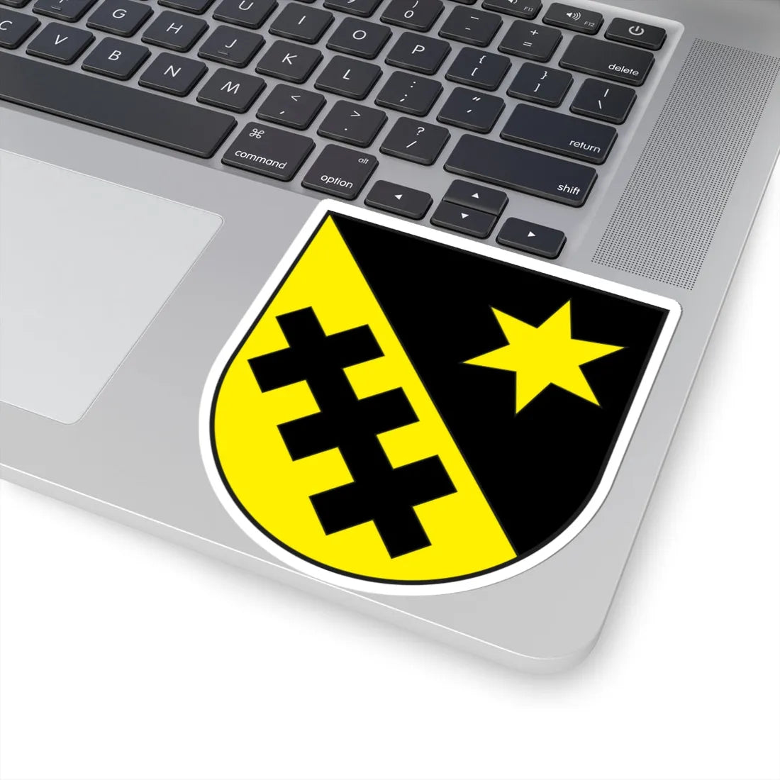 Degen wappen (Switzerland) (Coat of Arms) STICKER Vinyl Kiss-Cut Decal - The Sticker Space