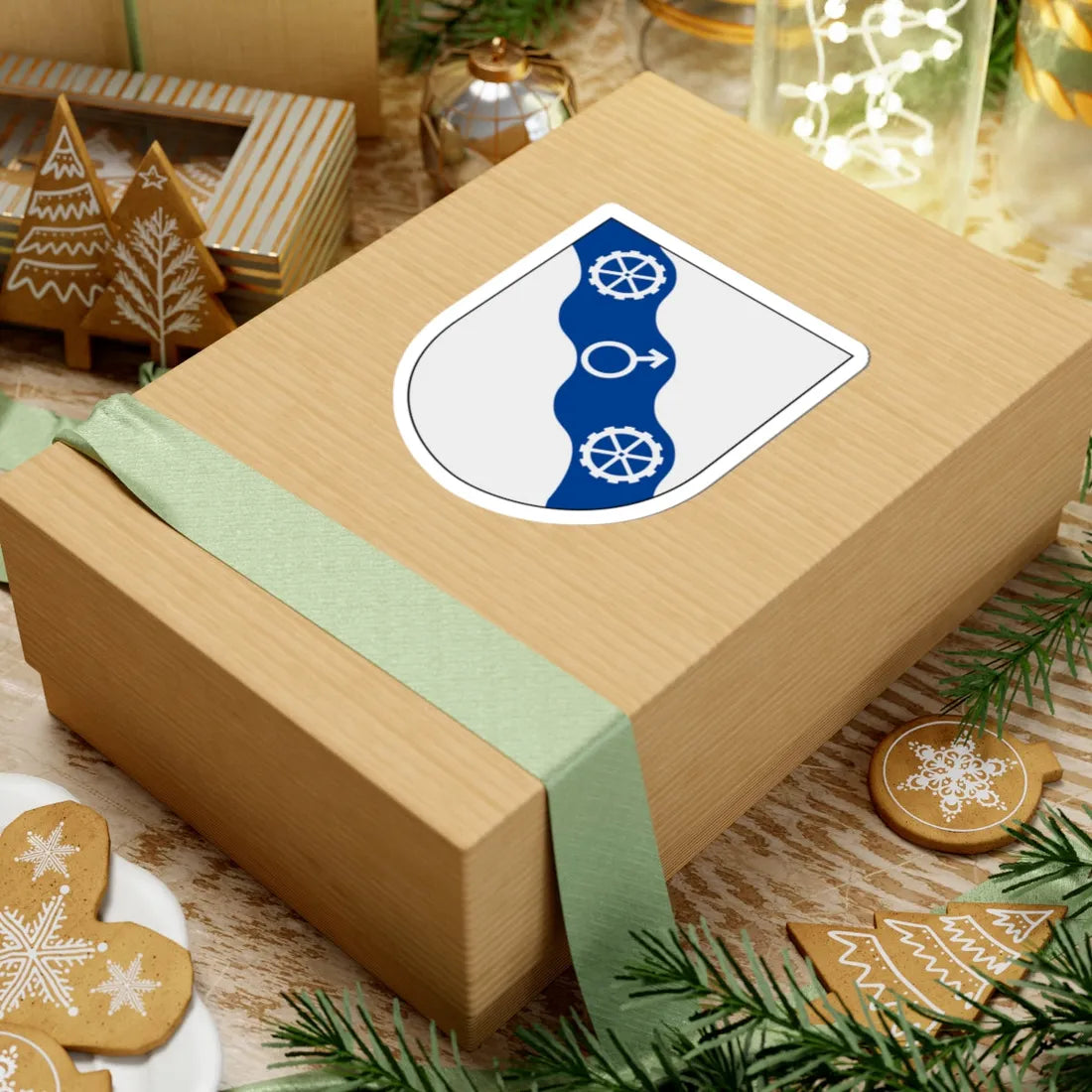 Degerfors vapen (Sweden) (Coat of Arms) STICKER Vinyl Kiss-Cut Decal - The Sticker Space