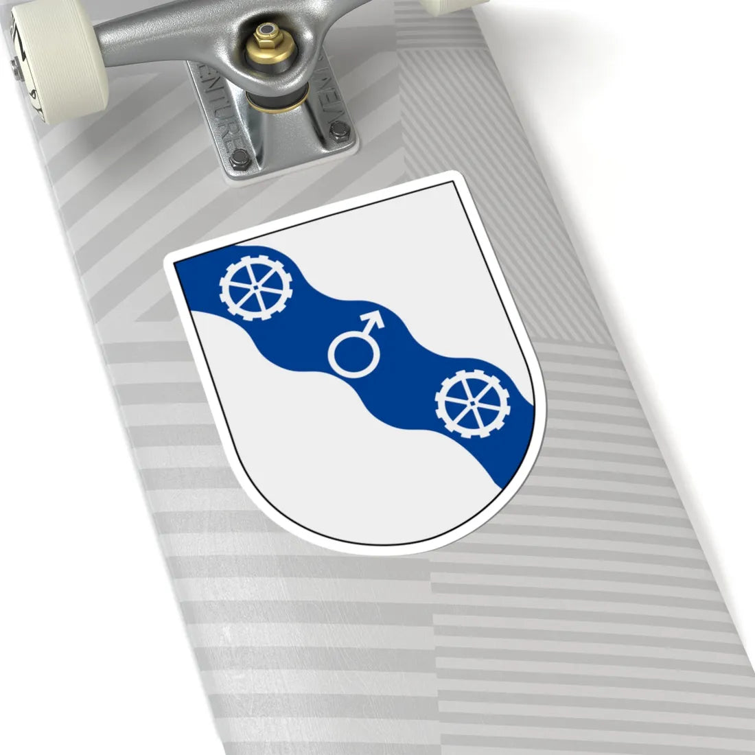 Degerfors vapen (Sweden) (Coat of Arms) STICKER Vinyl Kiss-Cut Decal - The Sticker Space