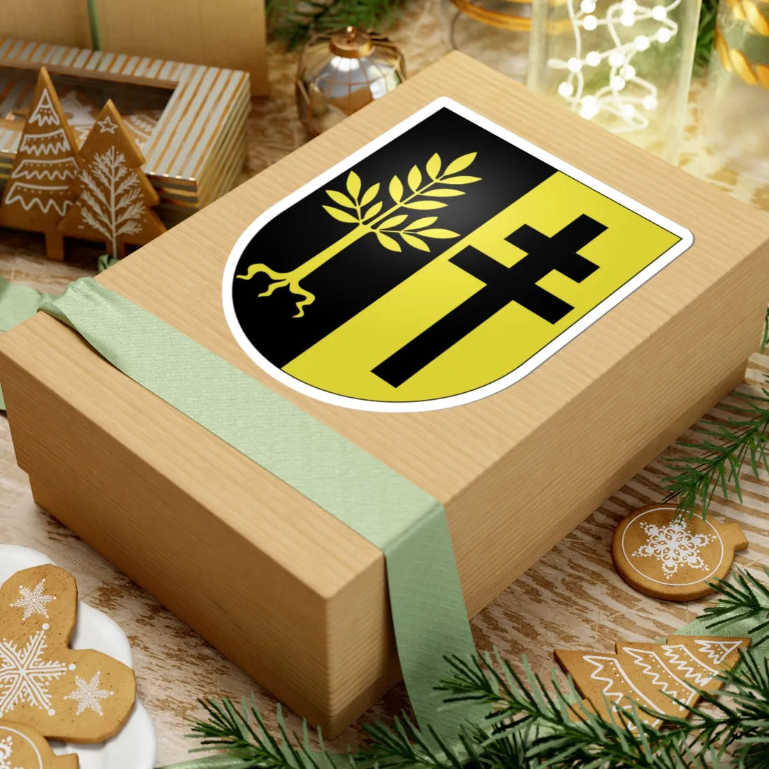 Degersheim-coat of arms (Switzerland) (Coat of Arms) STICKER Vinyl Kiss-Cut Decal - The Sticker Space