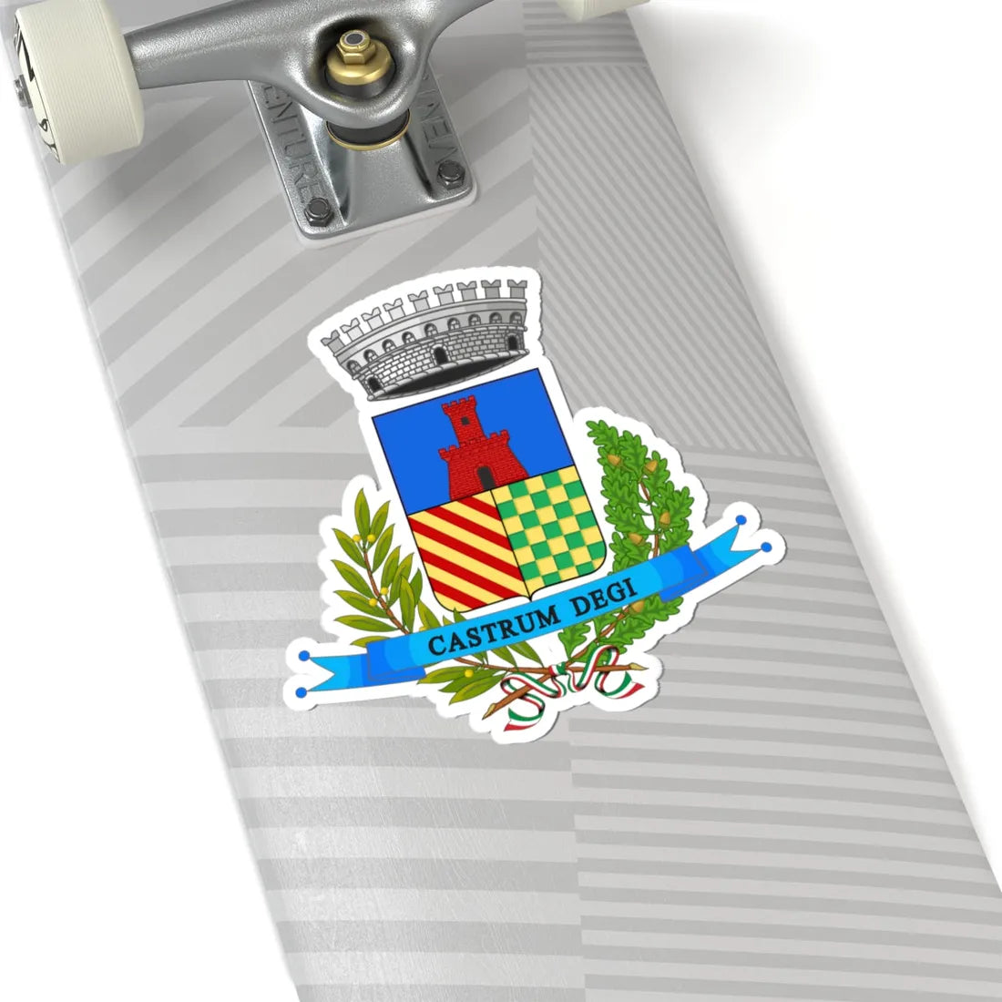 Dego-Stemma (Italy) (Coat of Arms) STICKER Vinyl Kiss-Cut Decal - The Sticker Space