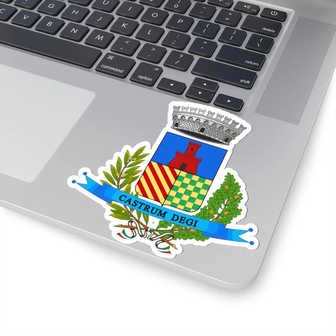Dego-Stemma (Italy) (Coat of Arms) STICKER Vinyl Kiss-Cut Decal - The Sticker Space