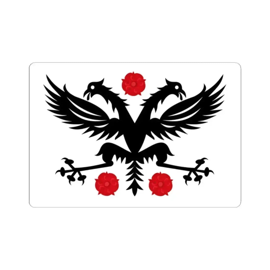 Deinze vlag (Belgium) STICKER Vinyl Kiss-Cut Decal 2 Inch White - The Sticker Space