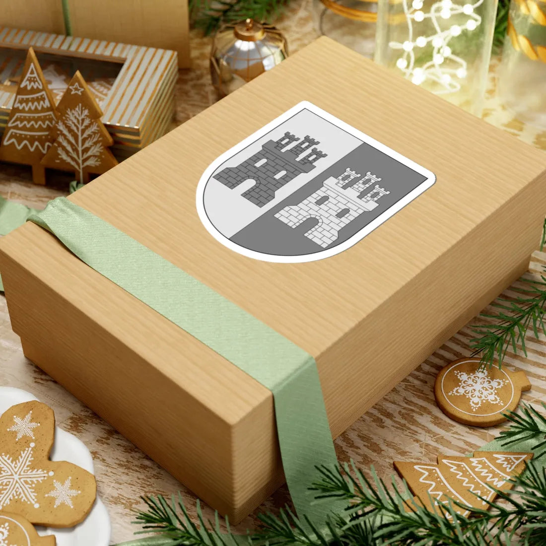 Del uno en el otro (Spain) (Coat of Arms) STICKER Vinyl Kiss-Cut Decal - The Sticker Space