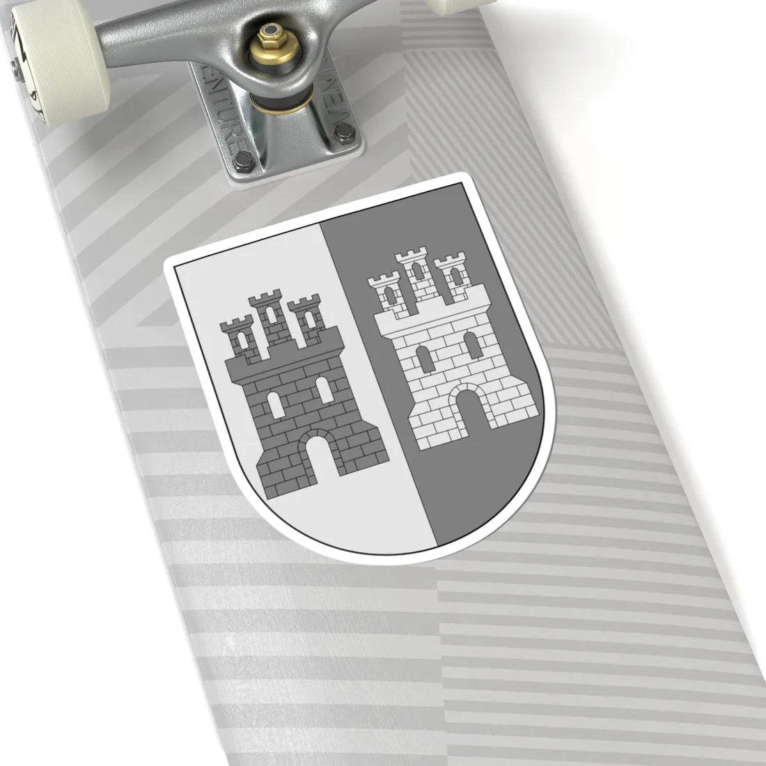 Del uno en el otro (Spain) (Coat of Arms) STICKER Vinyl Kiss-Cut Decal - The Sticker Space