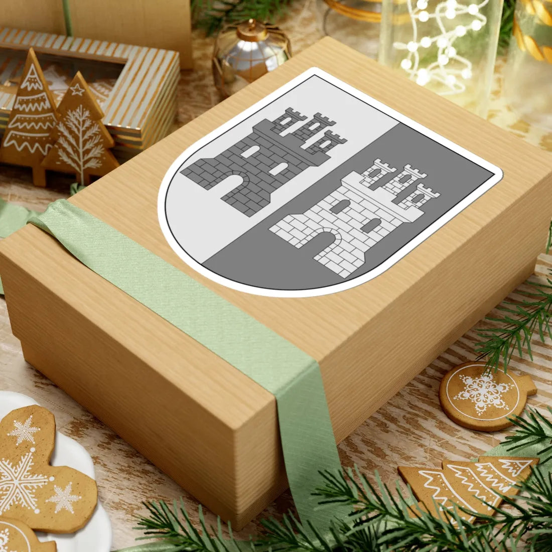 Del uno en el otro (Spain) (Coat of Arms) STICKER Vinyl Kiss-Cut Decal - The Sticker Space