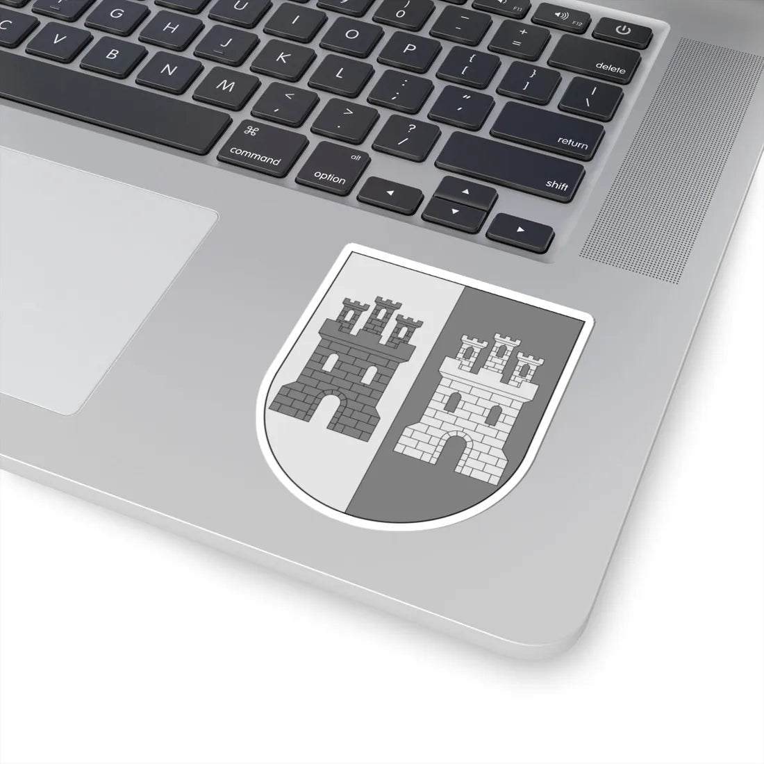 Del uno en el otro (Spain) (Coat of Arms) STICKER Vinyl Kiss-Cut Decal - The Sticker Space