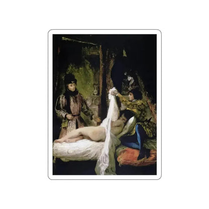 DELACROIX, EUGENE - Louis d'Orleans Showing his Mistress (Artwork) STICKER Vinyl Die-Cut Decal - The Sticker Space