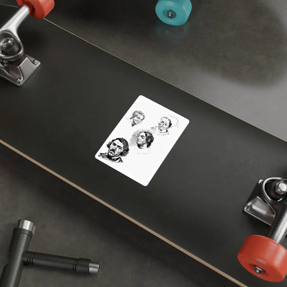 SKU:18444618404680942967 Sticker types:White Shape:Die-Cut Sizes:4" × 4"
